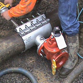 Hot Taps Hot Tapping Oregon Hot Tap Services A A Drilling
